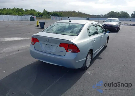 2008 Honda Civic Hybrid from USA, damaged, VIN JHMFA36278S011061